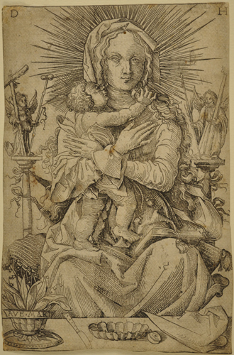 Hopfer Daniel - Madonna con Bambino e angeli con i simboli della Passione